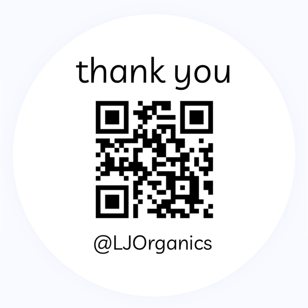30 CUSTOM STICKERS - 2” ROUND - THANK YOU - W/ YOUR QR CODE & CLOSET NAME